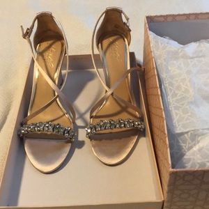 Strappy Wedge Sandal by Jewel Badgley Mischka